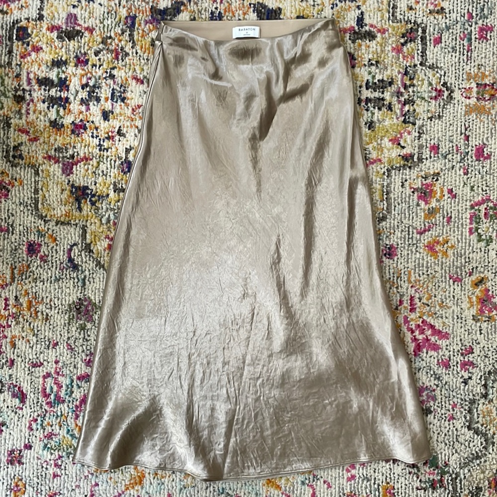 Aritzia babaton slip midi skirt size 0